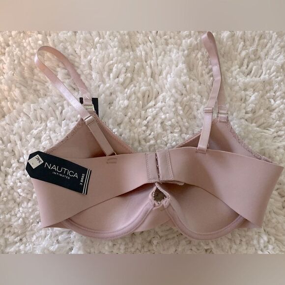 Nautica pink lace push up bra 34C NWT - Picture 4 of 6